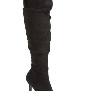 Women's Charles By Charles David Mueller Over The Knee Boot, Size 9 M - Black