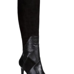 Women's Geox Faviola Knee High Boot, Size 10US / 40EU - Black