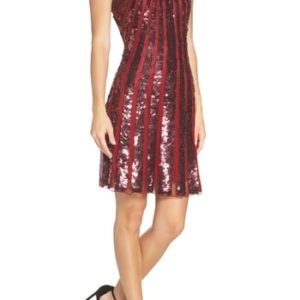 Women's MAC Duggal Sequin Stripe Cocktail Sheath