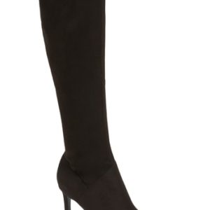 Women's Nine West Chelsis Knee High Boot, Size 5.5 M - Black