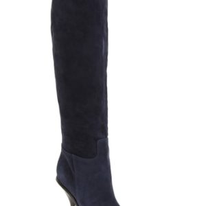 Women's Sigerson Morrison Halie Knee High Boot, Size 35 EU - Blue