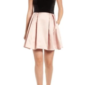 Women's Speechless Strapless Fit & Flare Dress