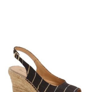 Women's Toni Pons 'Carmina' Silk Slingback Wedge Sandal