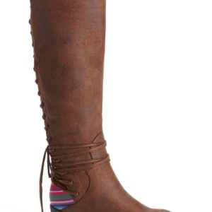 Women's Very Volatile Marcel Corseted Knee High Boot, Size 6 M - Brown