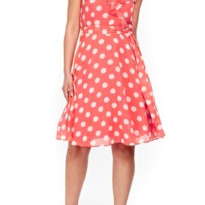 Women's Wallis Ruffle Spot Fit & Flare Dress