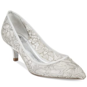 Adrianna Papell Lois Lace Evening Pumps Women's Shoes