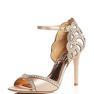 Badgley Mischka Roxy Vintage High-Heel Sandals