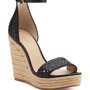 Botkier Women's Jamie Leather Espadrille Wedge Sandals