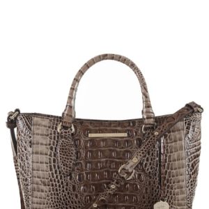 Brahmin Melbourne - Small Lena Leather Satchel - Brown