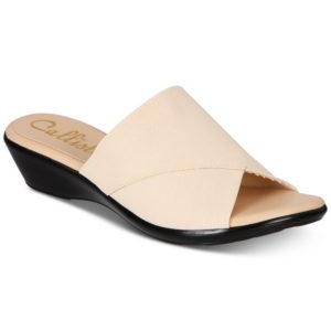 Callisto Shindy Slide Wedge Sandals, Created for Macy's Women's Shoes