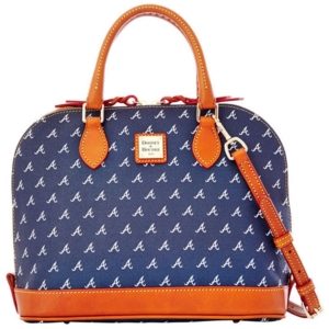 Dooney & Bourke Atlanta Braves Dooney & Bourke Zip Zip Satchel