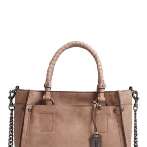 Frye Demi Leather Satchel - Grey