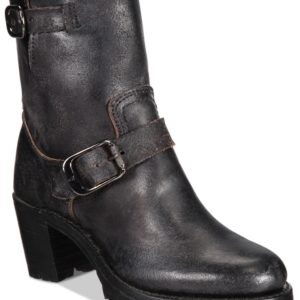 Frye Women's Sabrina Moto Engineer Boots Women's Shoes