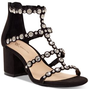 I.n.c. Helmi Block-Heel Sandals, Created For Macy's Women's Shoes