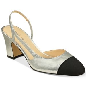 Ivanka Trump Liah Slingback Block-Heel Pumps Women's Shoes