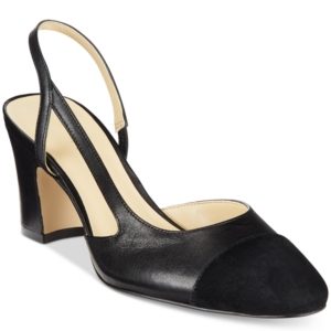 Ivanka Trump Liah Slingback Block-Heel Pumps Women's Shoes