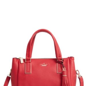 Kate Spade New York Kingston Drive - Small Alena Leather Satchel - Red