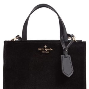 Kate Spade New York Thompson Street - Sam Velvet Satchel - Black