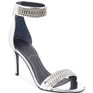 Kendall and Kylie Women's Miaa Chain Detail Mid Heel Sandals