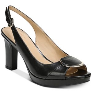 Naturalizer Ferris Peep-Toe Pumps Women's Shoes