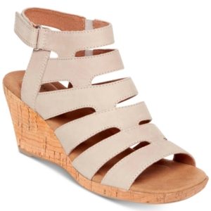 Rockport Briah Banded Sling Wedge Sandals Women's Shoes