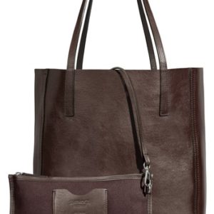 Shinola Medium Leather Shopper - Brown