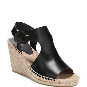 Via Spiga Women's Nolan Leather Espadrille Wedge Sandals