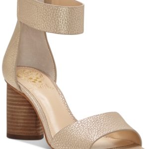 Vince Camuto Jacon Two-Piece Cylinder-Heel Sandals Women's Shoes