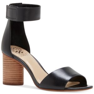 Vince Camuto Jacon Two-Piece Cylinder-Heel Sandals Women's Shoes