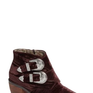 Women's Band Of Gypsies Jericho Bootie, Size 7 M - Burgundy