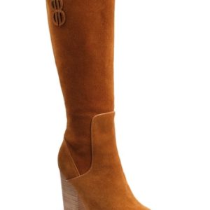 Women's Bill Blass Bb Knee High Boot, Size 7 M - Brown