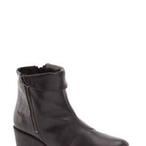 Women's Bos. & Co. 'Borano' Slouchy Waterproof Bootie, Size 6.5-7US / 37EU - Black