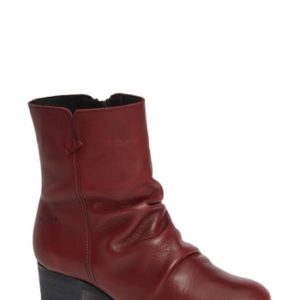 Women's Bos. & Co. Madrid Waterproof Insulated Bootie, Size 5.5-6US / 36EU - Red