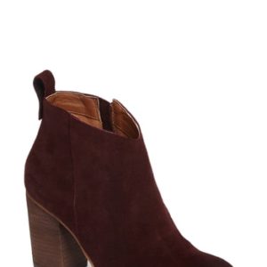 Women's Bp. Lance Block Heel Bootie, Size 13 M - Burgundy