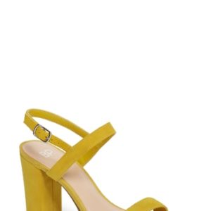 Women's Bp. Lula Block Heel Slingback Sandal, Size 5.5 M - Yellow