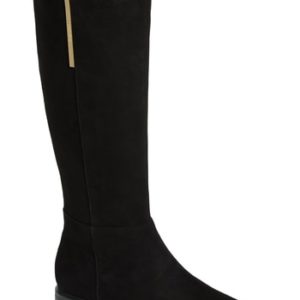 Women's Calvin Klein Francine Knee High Riding Boot, Size 5.5 M - Black