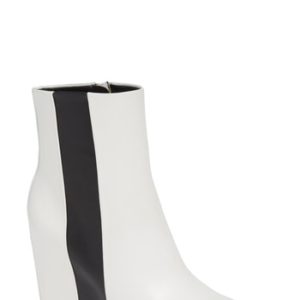 Women's Calvin Klein Yvania Stripe Wedge Bootie, Size 6 M - White