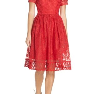 Women's Chi Chi London Crochet Party Dress