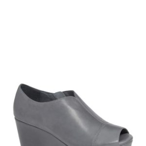 Women's Chocolat Blu Weaver Open Toe Platform Bootie, Size 6 M - Grey