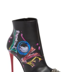 Women's Christian Louboutin Love Is A Boot Spiked Bootie