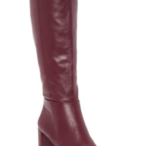 Women's Enzo Angiolini Wenda Knee High Boot, Size 6 M - Burgundy