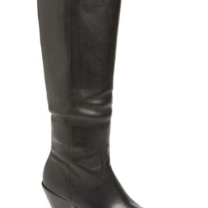 Women's Frye Lila Slouchy Knee High Boot, Size 5.5 M - Black