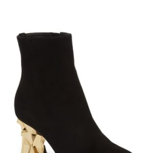 Women's Giuseppe Zanotti Ufo Bootie, Size 5 M - Black