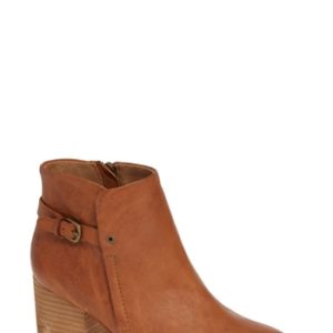 Women's Isola Orlinda Block Heel Bootie, Size 6 M - Brown