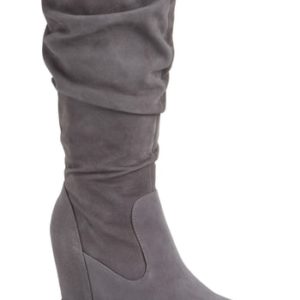 Women's Johnston & Murphy Nicole Wedge Boot, Size 6 M - Grey