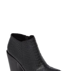 Women's Kaanas Prato Snake Embossed Bootie, Size 6 M - Black