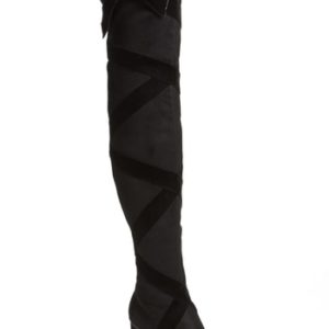 Women's Karl Lagerfeld Faren Over The Knee Boot, Size 6 M - Black