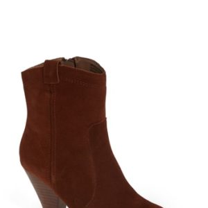 Women's Kensie Kalila Pointy Toe Bootie, Size 5 M - Brown