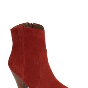 Women's Kensie Kalila Pointy Toe Bootie, Size 5 M - Red