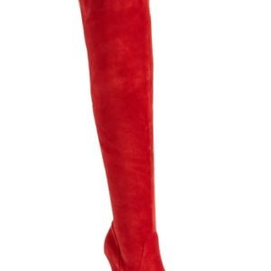 Women's Kurt Geiger London Violet Over-The-Knee Boot, Size 6US / 36EU - Red